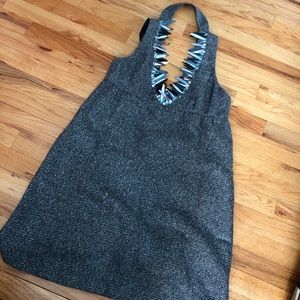Anna Sui for Target Metallic Boucle V-Neck Dress